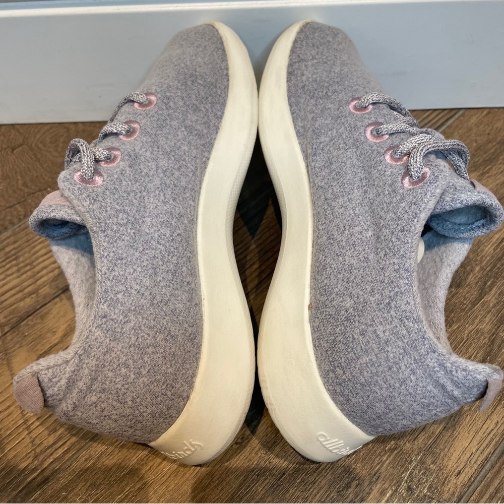 Allbirds x Outdoor Voices Collaboration OV SF Grey Woolrunners Size W8 - Picture 5 of 10